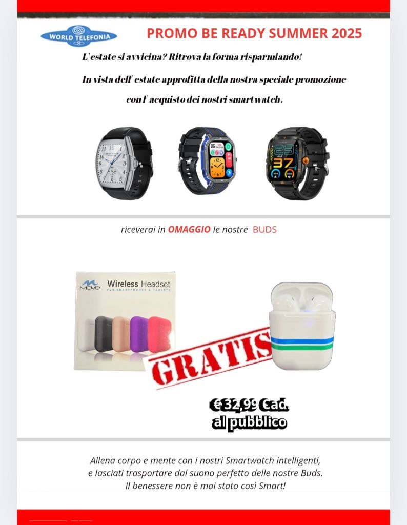 Promo summer smartwatch